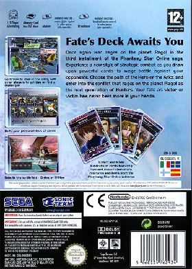 Phantasy Star Online Episode III - C box cover back
